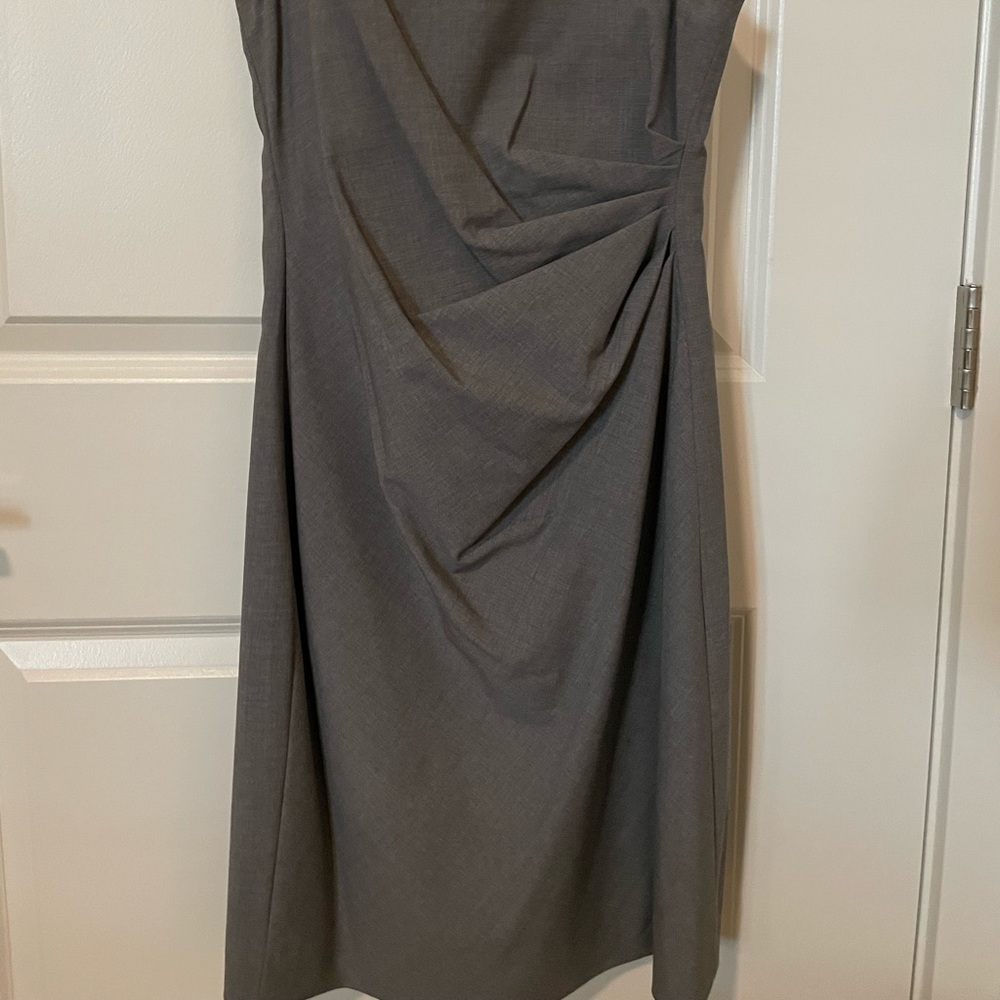 Theory Grey Sheath Dress - Picture 2 of 7